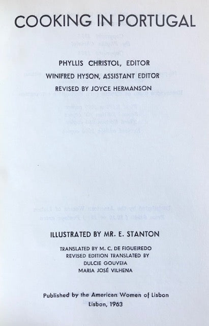 (Portuguese) Phyllis Christol, Winifred Hyson & Joyce Hermanson.  Cooking in Portugal.