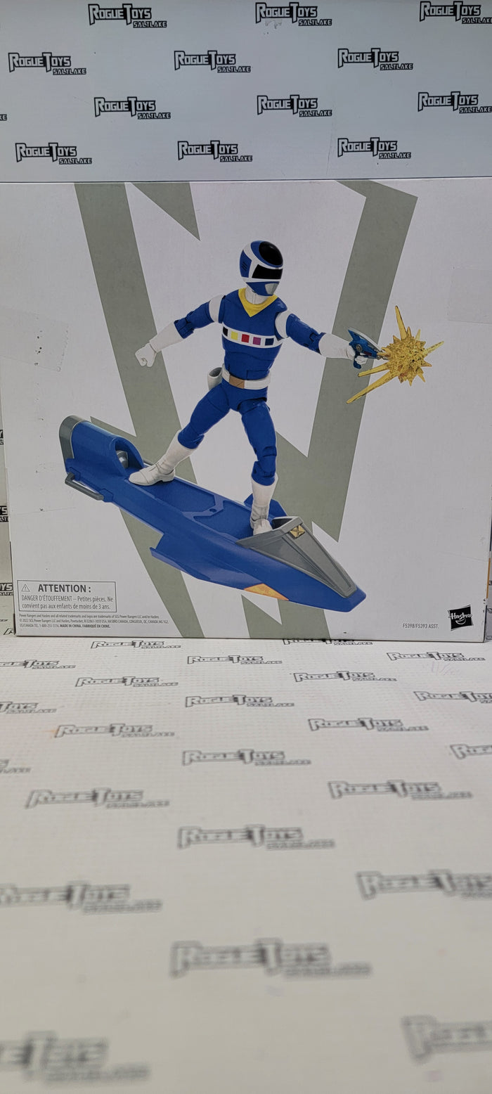 Power Rangers Lightning Collection Blue Space Ranger with Galaxy Glider