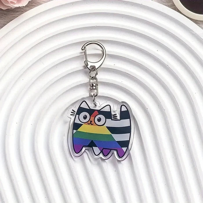 Pride Cat Keychain Collection