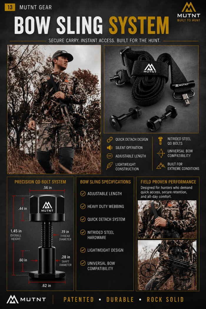 Quick-Disconnect Bow Sling Kit - Muley Freak