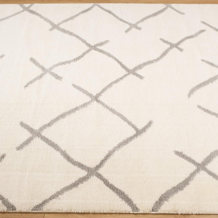 Riga Serisi Geometrik Desenli Makine Dokuma Halı — 160x230 cm