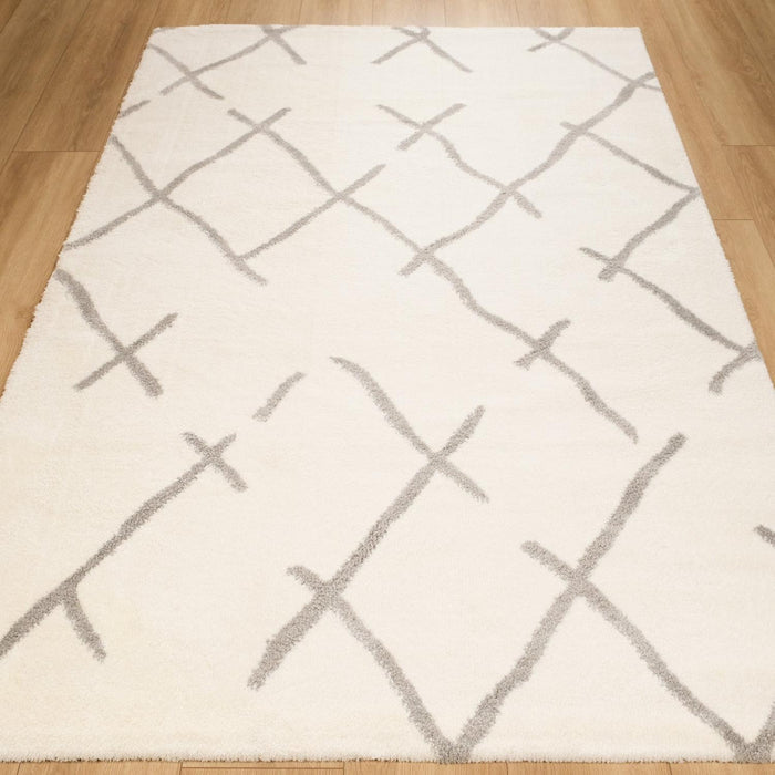 Eko Halı Riga Geometrik Desenli Makine Dokuma Halı