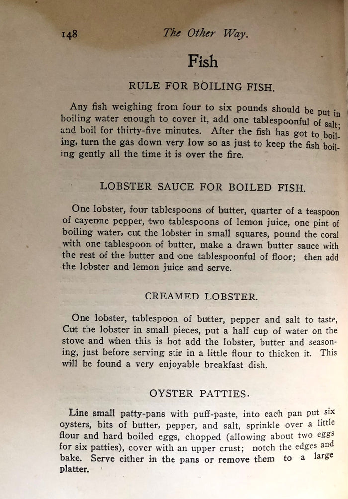 (San Francisco) Forbes, Ernest. The Other Way. Respectfully Dedicated to all good Housewives.