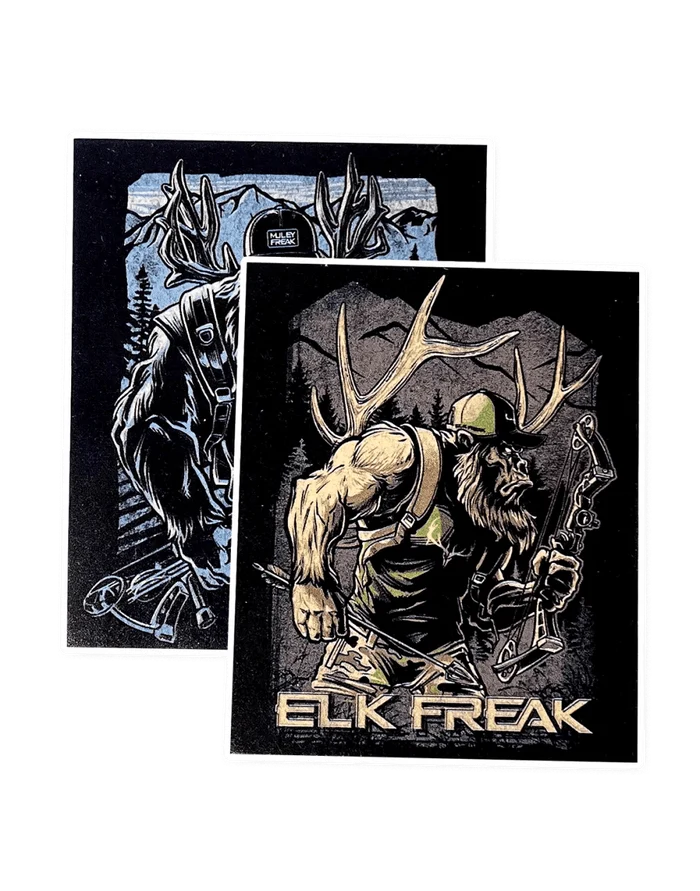 Sasquatch Stickers 2 pk - Muley Freak