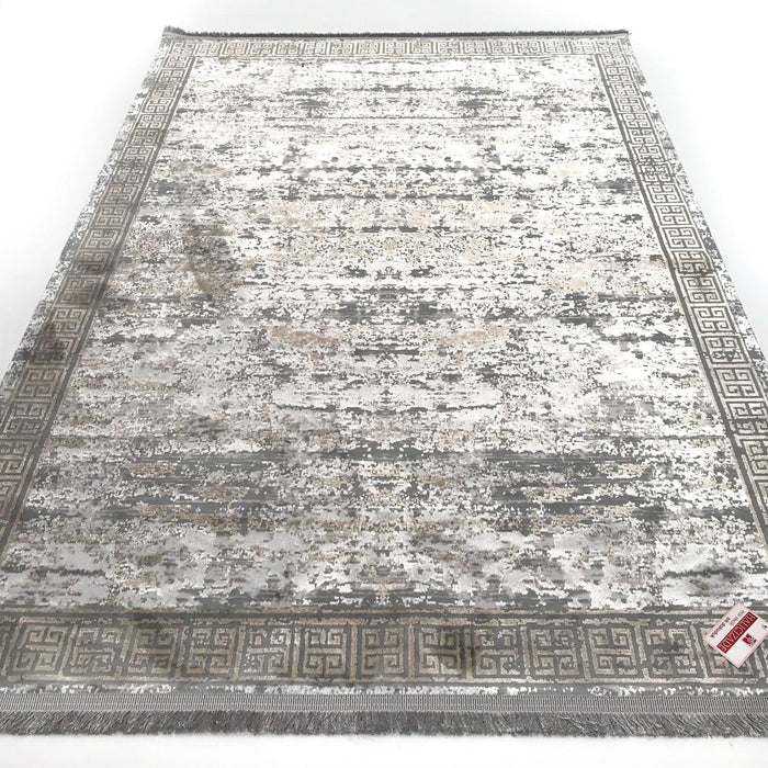 Sateen Serisi Çerçeve Desenli Makine Dokuma Halı — 80x150, 100x200, 120x180, 80x300 cm
