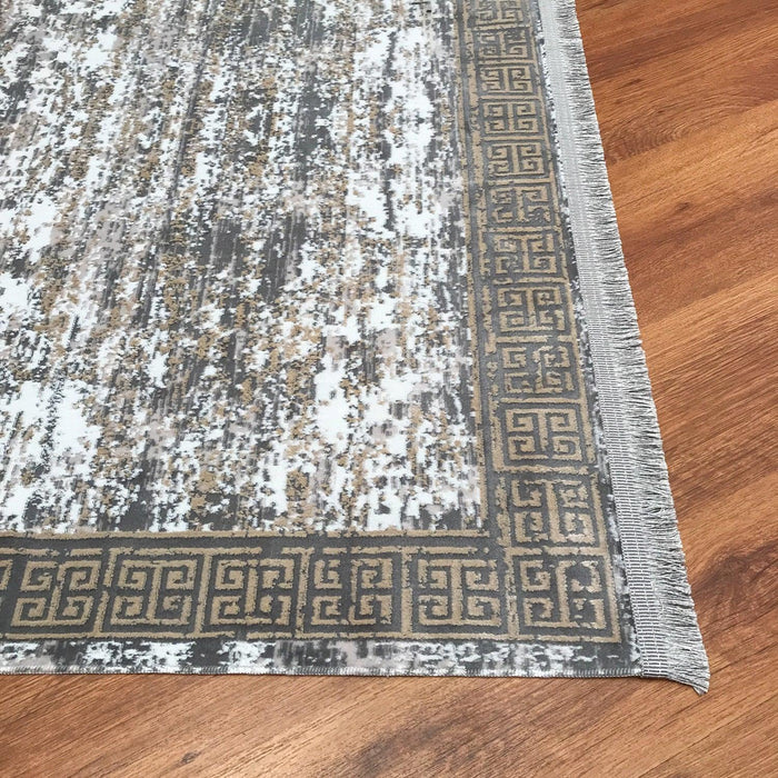 Eko Halı Sateen Çerçeve Desenli Makine Dokuma Halı
