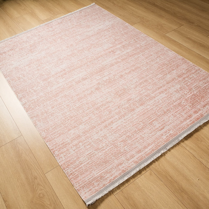 Sateen Serisi Sade Desenli Makine Dokuma Halı, pembe, 80x150 – 200x290 cm — Halıcızade