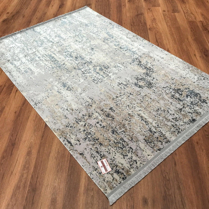 Sateen Serisi Soyut Desenli Makine Dokuma Halı — 120x180 cm