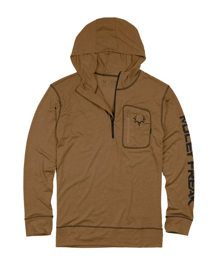 Scout Merino Hooded Long Sleeve - Muley Freak