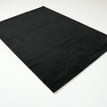 Sekoya Serisi Sade Desenli Siyah Tezgah Dokuma Halı, 80x150 – 300x400 cm — Halıcızade