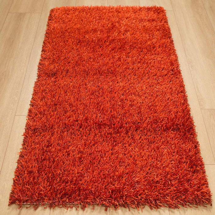 Shaggy Serisi Sade Desenli Makine Dokuma Halı — 80x150 cm