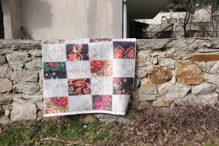 Siesta Neo Serisi Patchwork Desenli Dijital Baskı Halı — 120x180 cm