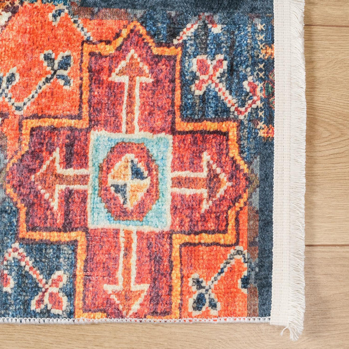 Siesta Neo Serisi Patchwork Desenli Dijital Baskı Halı — etnik desenli