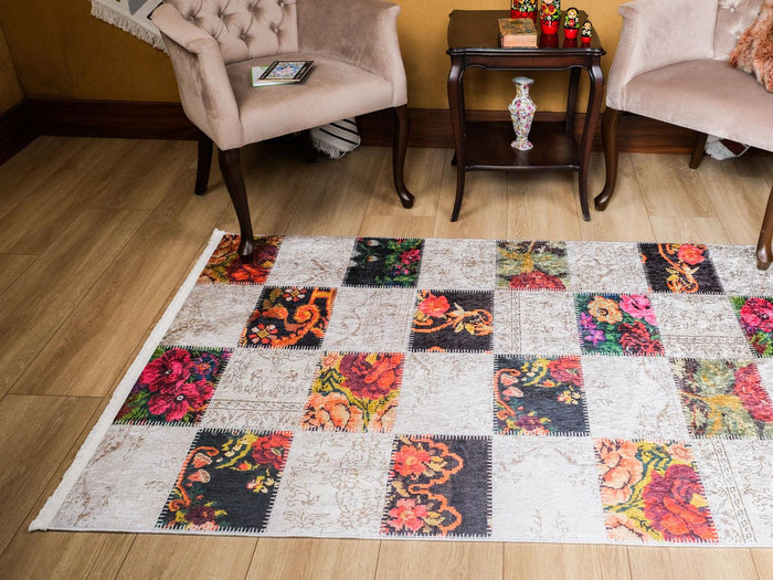 Eko Halı Siesta Neo Patchwork Desenli Dijital Baskı Halı
