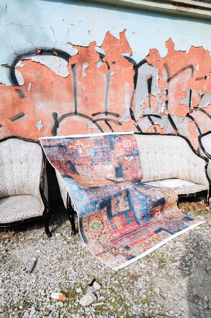 Eko Halı Siesta Neo Patchwork Desenli Dijital Baskı Halı