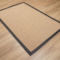 Sisal Serisi Makine Dokuma Sade Desenli Bej Halı, 120x180 cm — Halıcızade