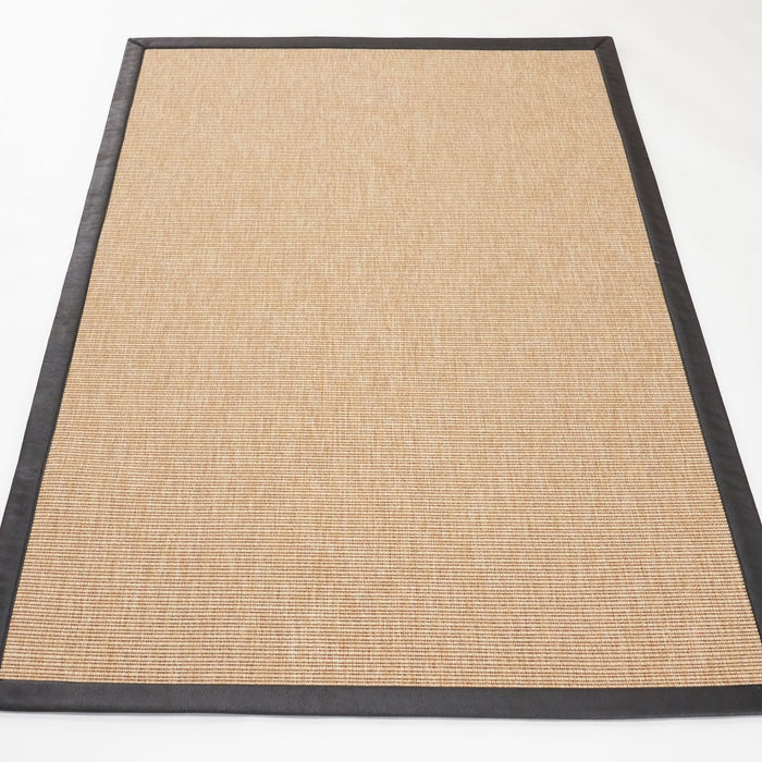 Sisal Serisi Makine Dokuma Sade Desenli Bej Halı — 120x180 cm