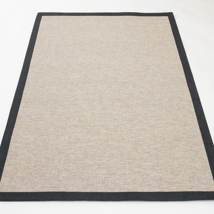 Sisal Serisi Makine Dokuma Sade Desenli Gri Halı