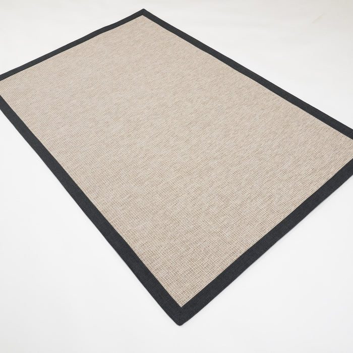 Sisal Serisi Makine Dokuma Sade Desenli Gri Halı