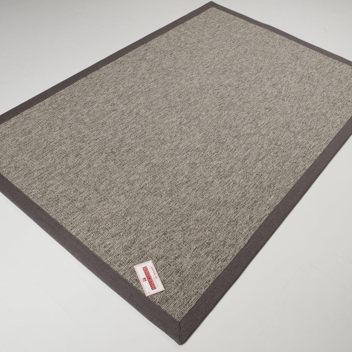 Sisal Serisi Sade Desenli Makine Dokuma Halı, gri, 100x210 – 120x180 cm — Halıcızade
