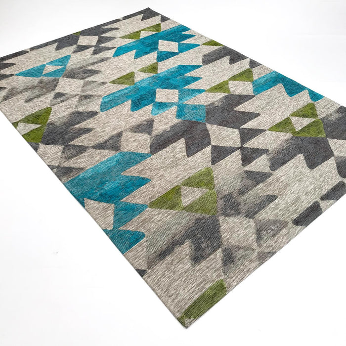 Smart Serisi Geometrik Desenli Makine Dokuma Halı — 120x180 cm