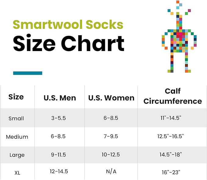 Smartwool Men's Hike Full Cushion Crew Hiking Socks, Black, M UK