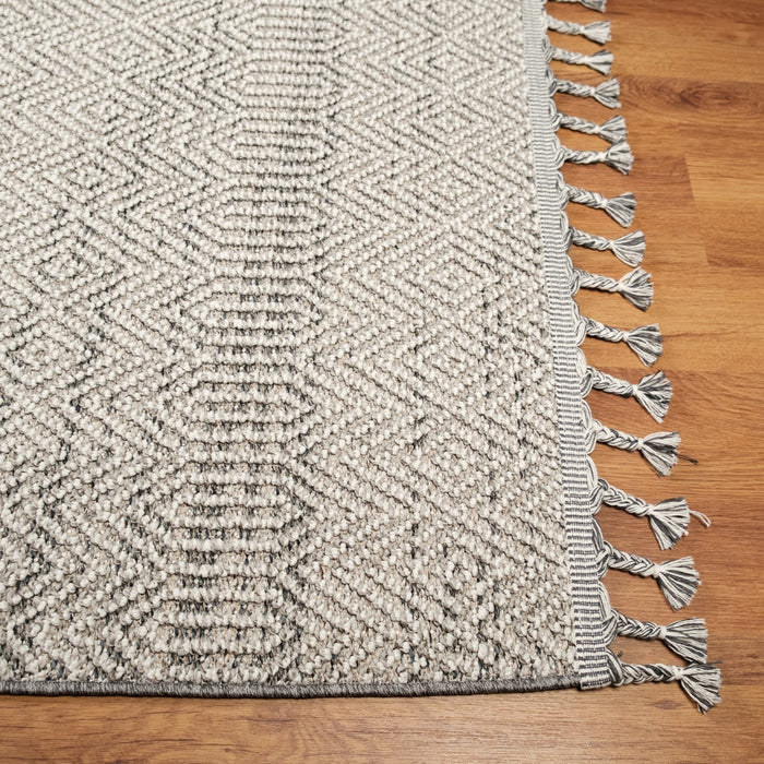 Soho Serisi İskandinav Desenli Gri Mutfak Halısı — 80x150, 80x300, 130x190, 160x230 cm