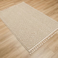 Soho Serisi İskandinav Desenli Makine Dokuma Halı, bej, 80x150 – 200x290 cm — Halıcızade