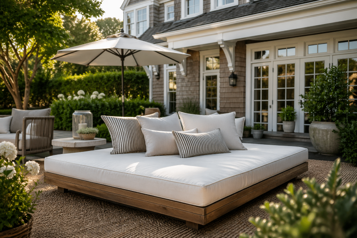 Square-Rectangle Daybed Cushions