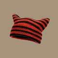 Striped Cat Ears Beanie Collection