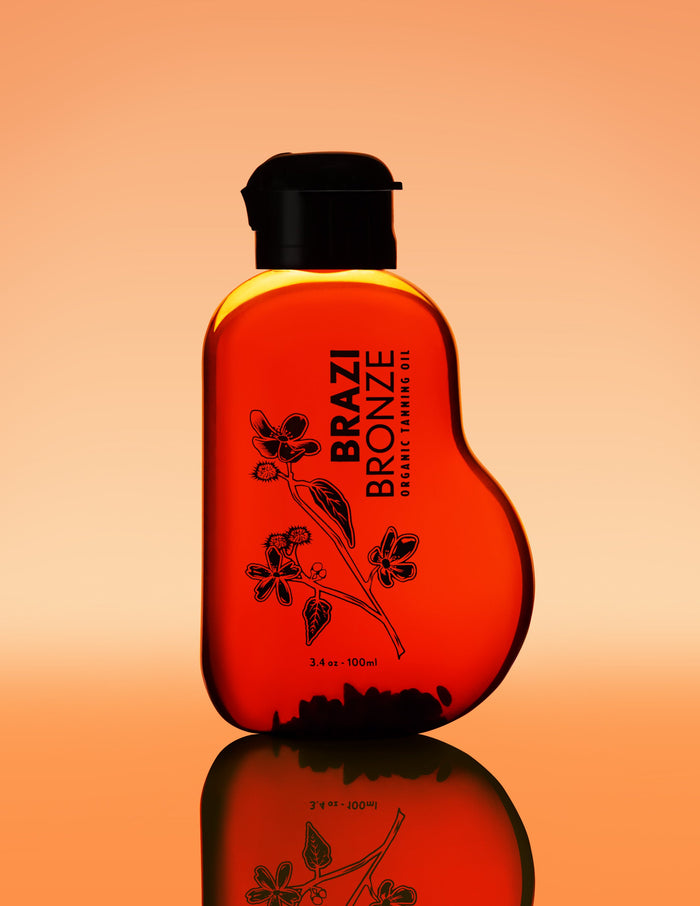 Travel size 3.4 oz Organic Tanning Oil, included free