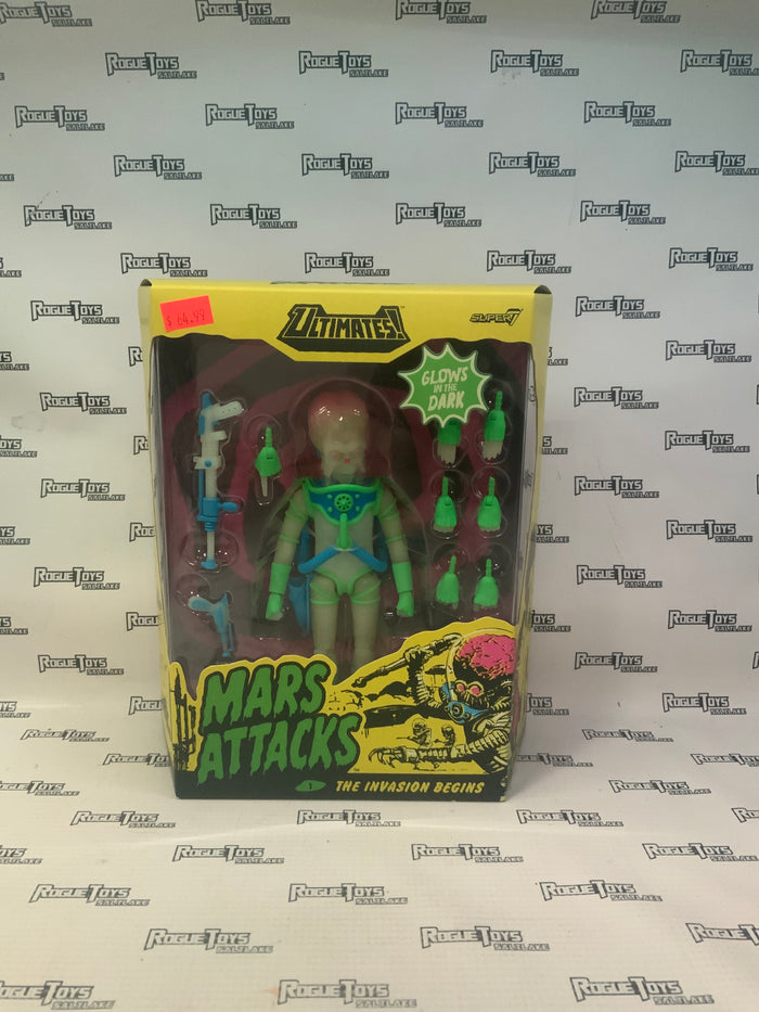Super 7 Ultimates Mars Attacks GITD Martian