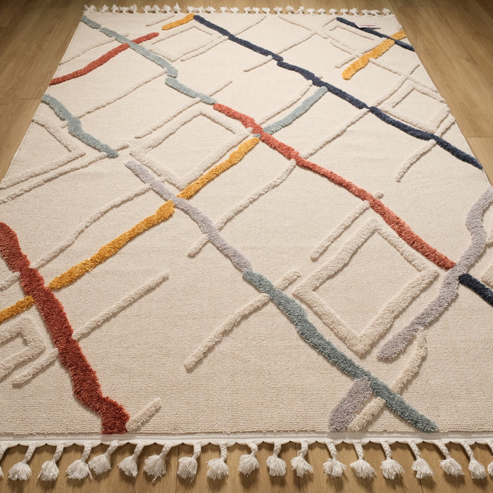 Terazzo Serisi İskandinav Desenli Makine Dokuma Halı — 80x150, 120x180, 80x300, 160x230 cm