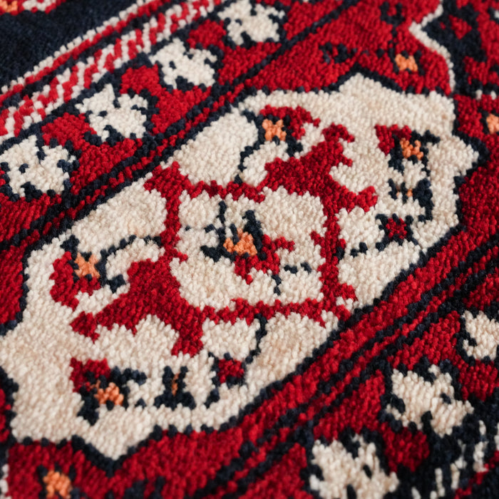Tezgah Dokuma Tencel Bordo Seccade Halı