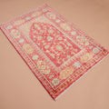 Tezgah Dokuma Tencel Kırmızı Seccade Halı, 80x120 cm — Halıcızade