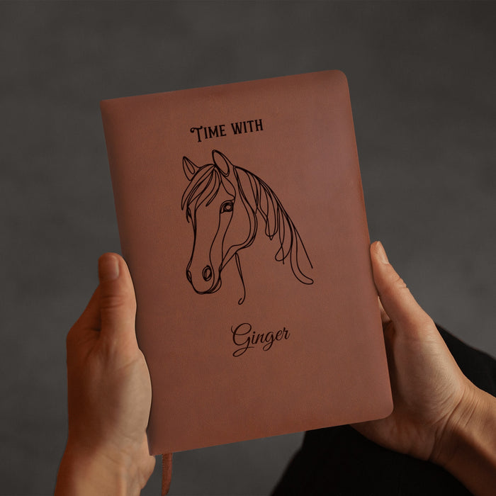 Time With Your Horse Personalized Journal - Cozy Corner