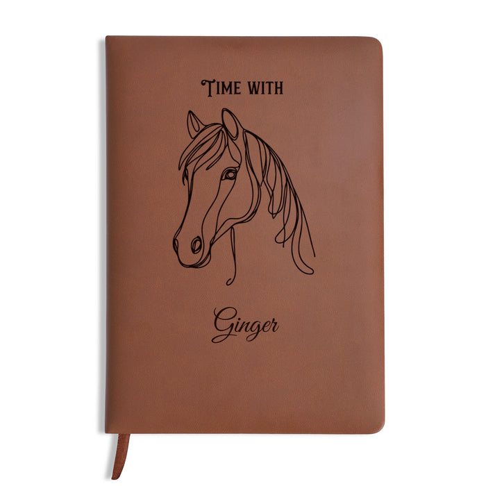 Time With Your Horse Personalized Journal - Cozy Corner
