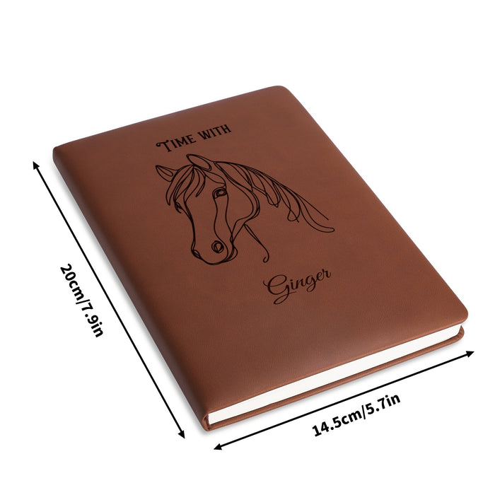 Time With Your Horse Personalized Journal - Cozy Corner