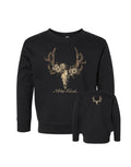 Toddler Floral Skull Sweater - Muley Freak