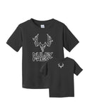 Toddler Stacked Logo Tee - Muley Freak