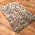 Toscana Serisi Sade Desenli Deri Post Halı, vizon, 100x150 – 250x300 cm — Halıcızade