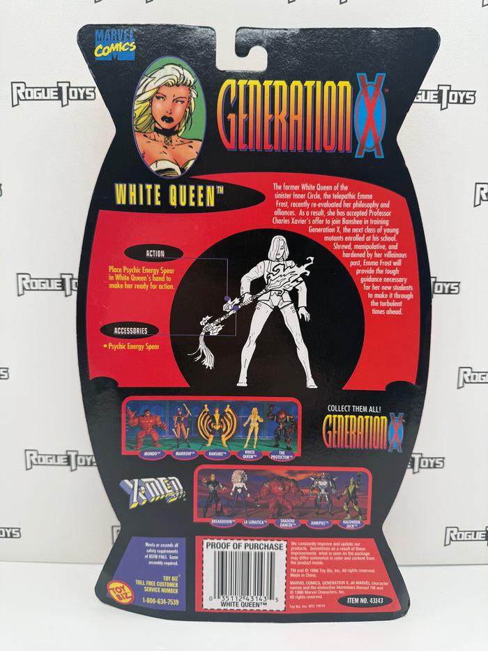 ToyBiz Marvel Comics X-Men Generation X White Queen (Psychic Energy Spear!)
