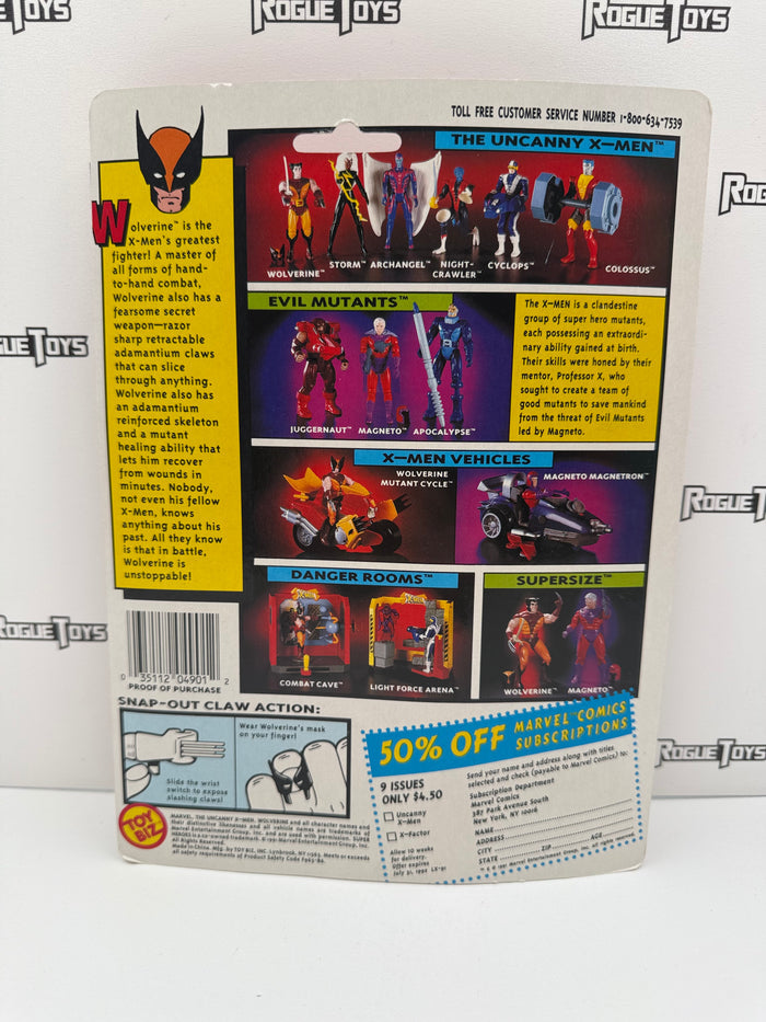 ToyBiz Marvel The Uncanny X-Men Wolverine (Snap-Out Claws)