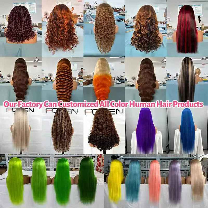 13x4 HD Brown Lace Front Wig – Brazilian Virgin Hair