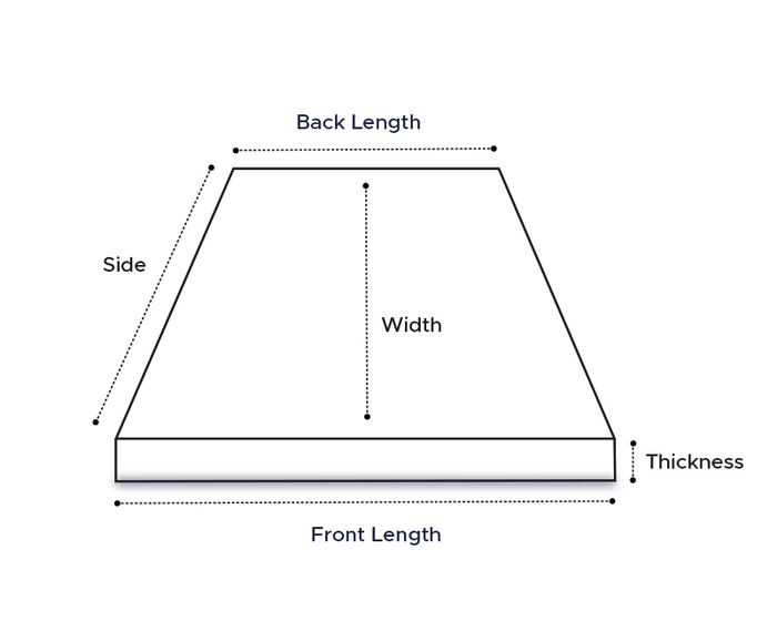 Trapezoid Cushion Covers