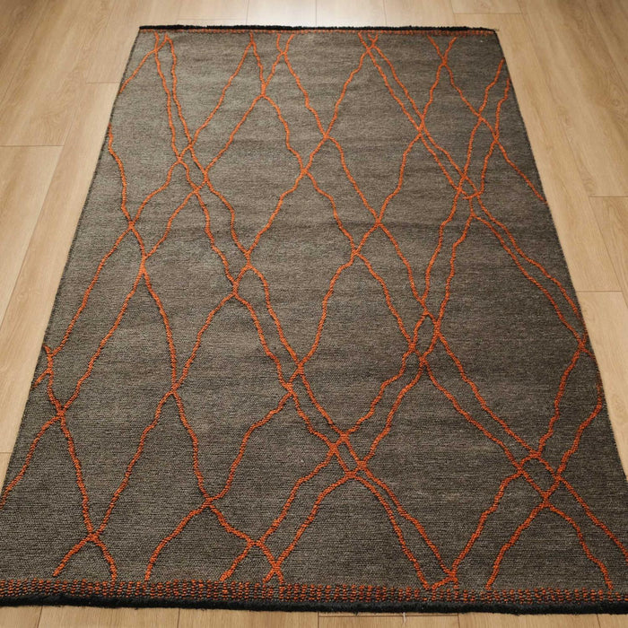 Tribal Serisi İskandinav Desenli Makine Dokuma Halı — 120x180 cm