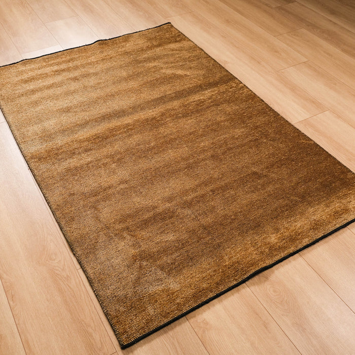 Tribal Serisi Sade Desenli Makine Dokuma Halı, kahverengi, 80x150 – 200x290 cm — Halıcızade