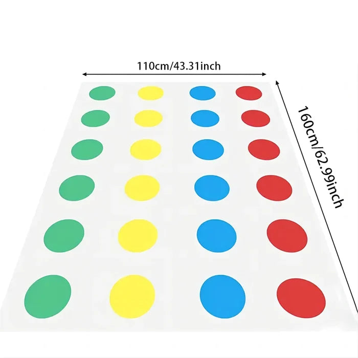 Twist Board Game: Family Fun with Body Movements - Party Game