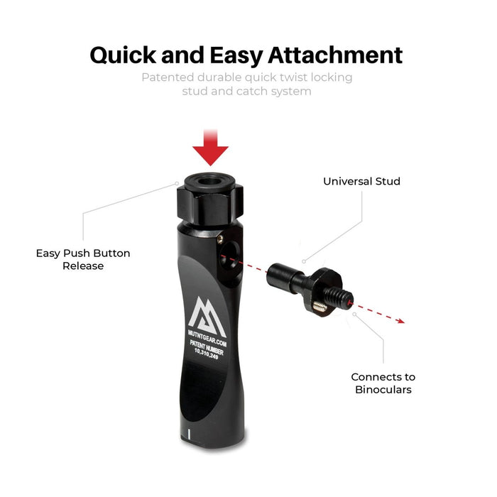 Universal Binocular Adapter Stud - Muley Freak