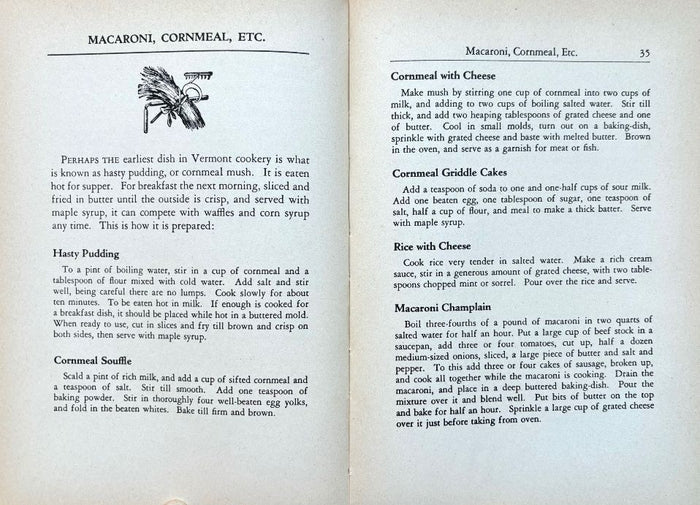 (Vermont) Aristene Pixley. The Green Mountain Cook Book.